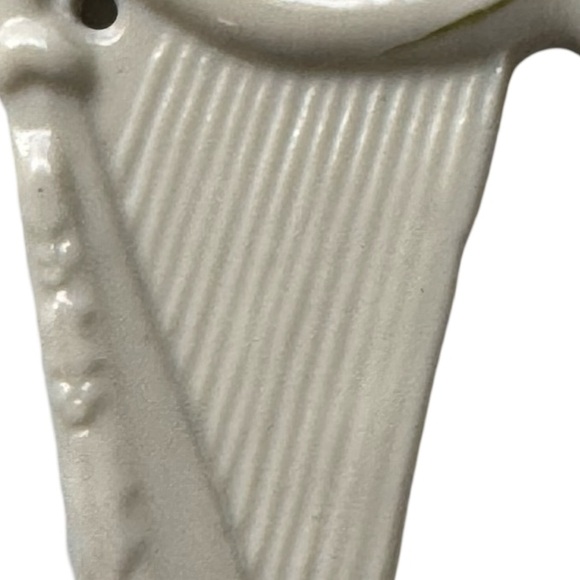 Irish Belleek Celtic Harp, Porcelain Christmas Ornament. 2” x 3”, GUD - Picture 14 of 14